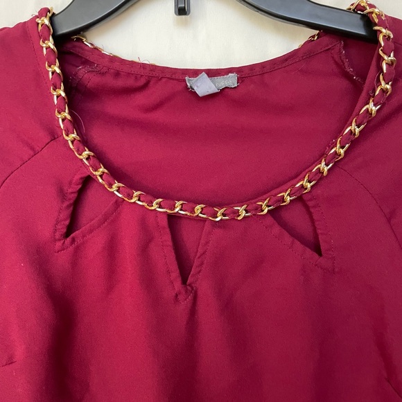 Burgundy blouse - Picture 2 of 8